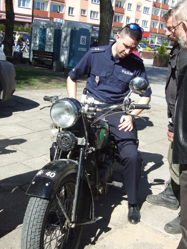 Baltycki Rajd policja