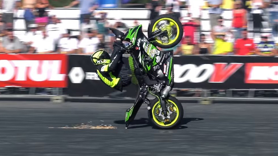 Polish Ninja 1st Place Stunt Riding World Championship z