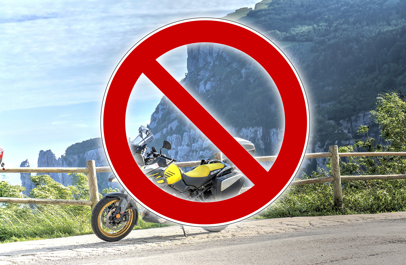 szwajcaria zakaz motocykli z