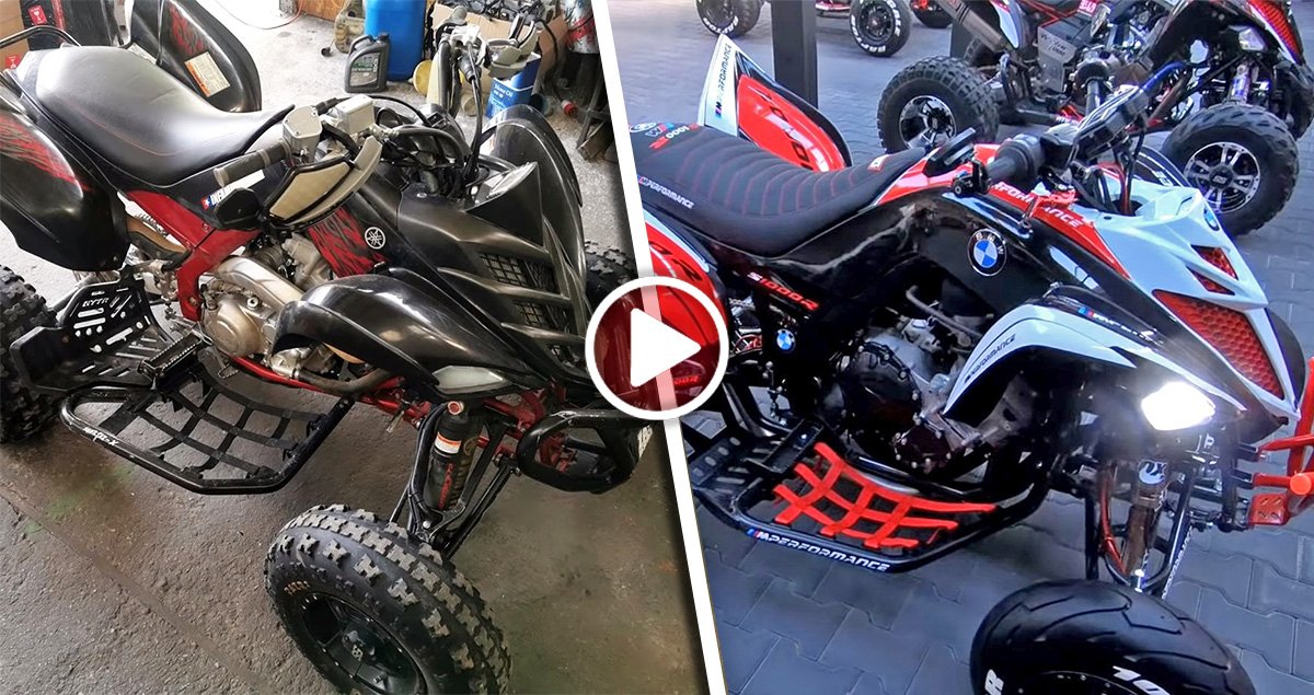 Quad Z Silnikiem Superbike: Yamaha Raptor Z Silnikiem Bmw S1000R - Wywiad Atv Swap Garage