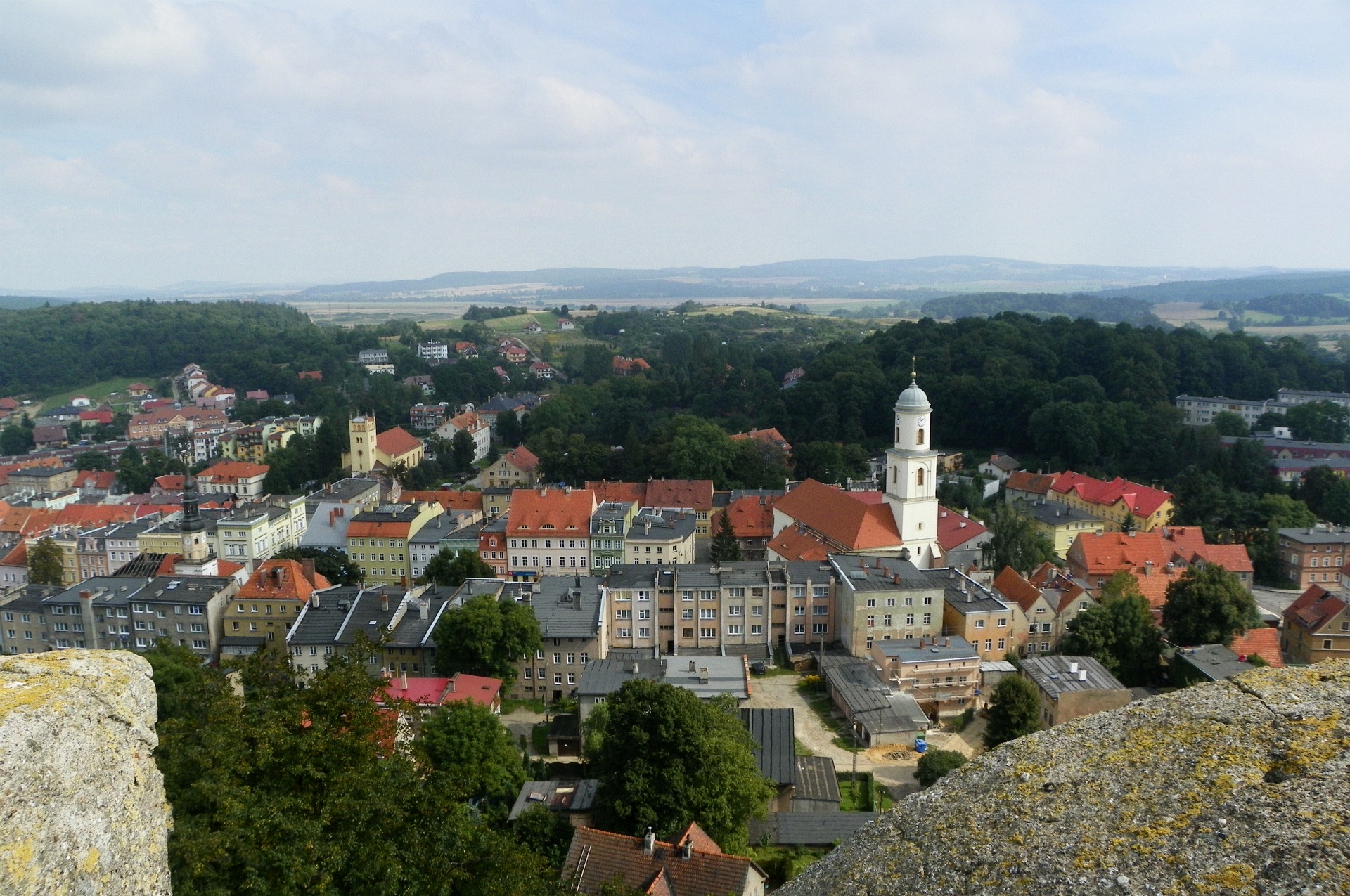 Zdjęcia 04 Bolkow Widok z zamku na miasteczko Dolny