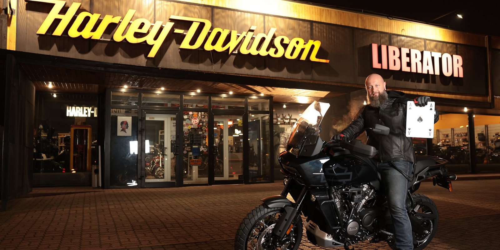 poker run Harley Davidson z
