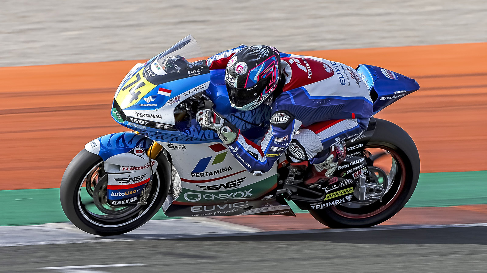 Piotr Biesiekirski Moto2 Walencja 2022 z