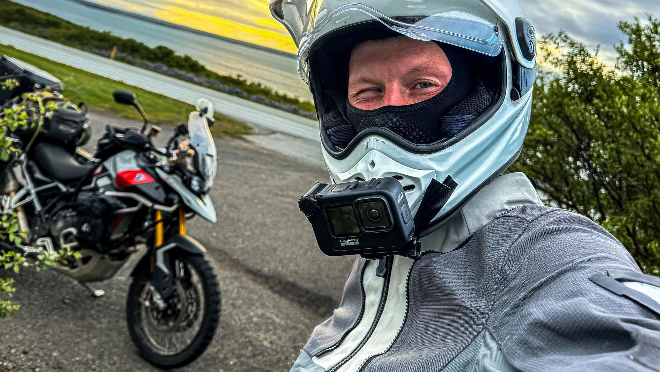 Zulak wyprawa Tiger 900 Rally Pro Wyspy Owcze Islandia z