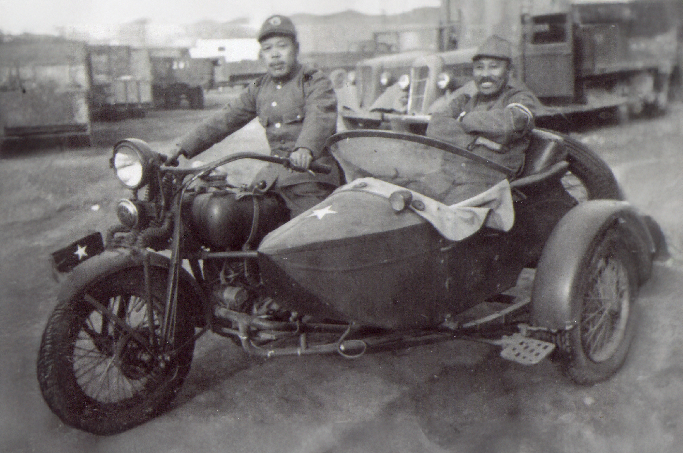 japonski motocykl wojskowy