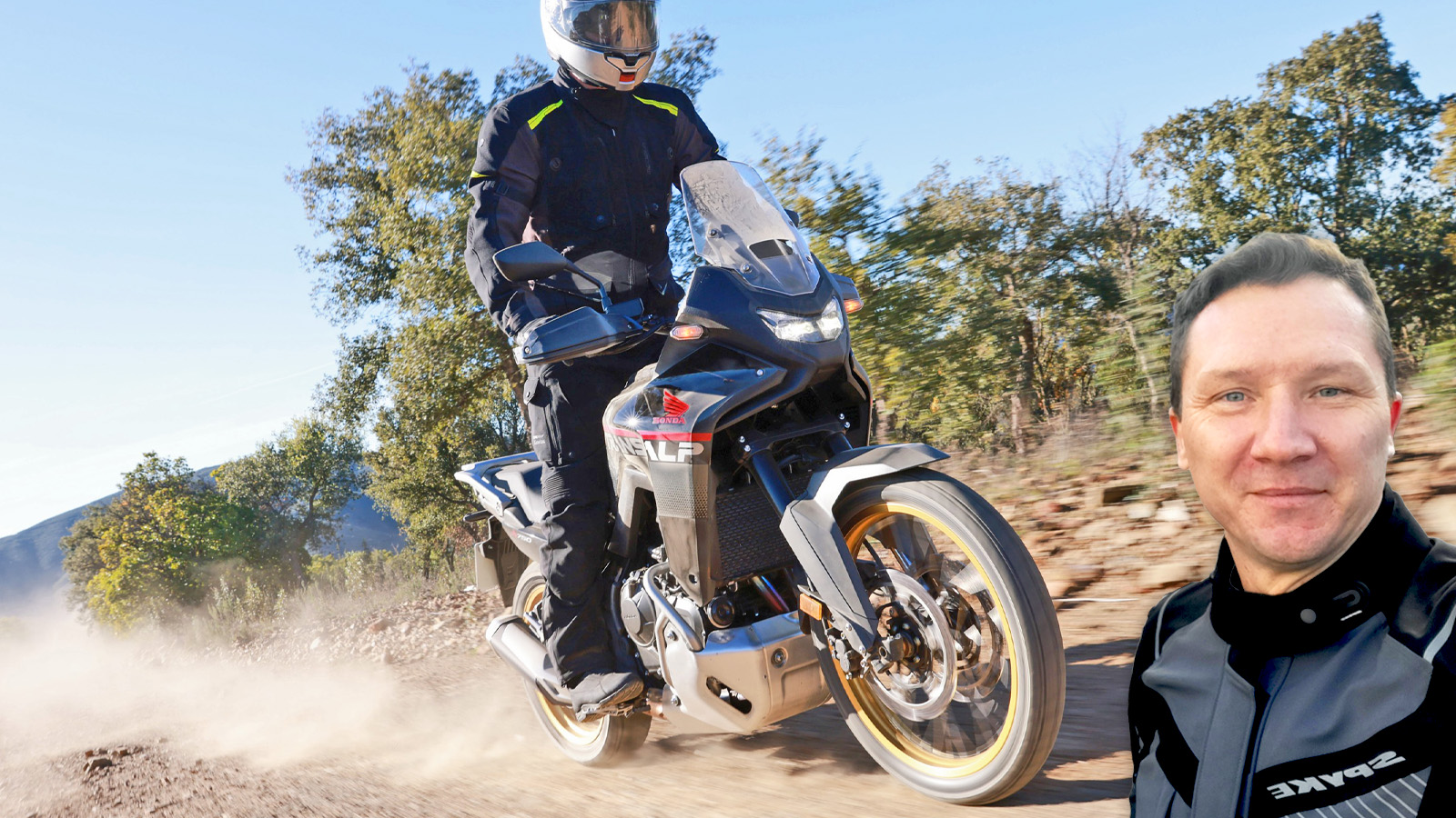 Honda Transalp 750 2025 test offroad l