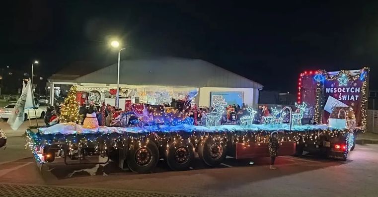 Świąteczny konwój zatrzymany. Mandaty zamiast prezentów