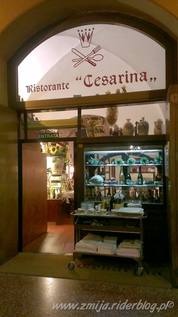 Restauracja Cesarina Bolonia